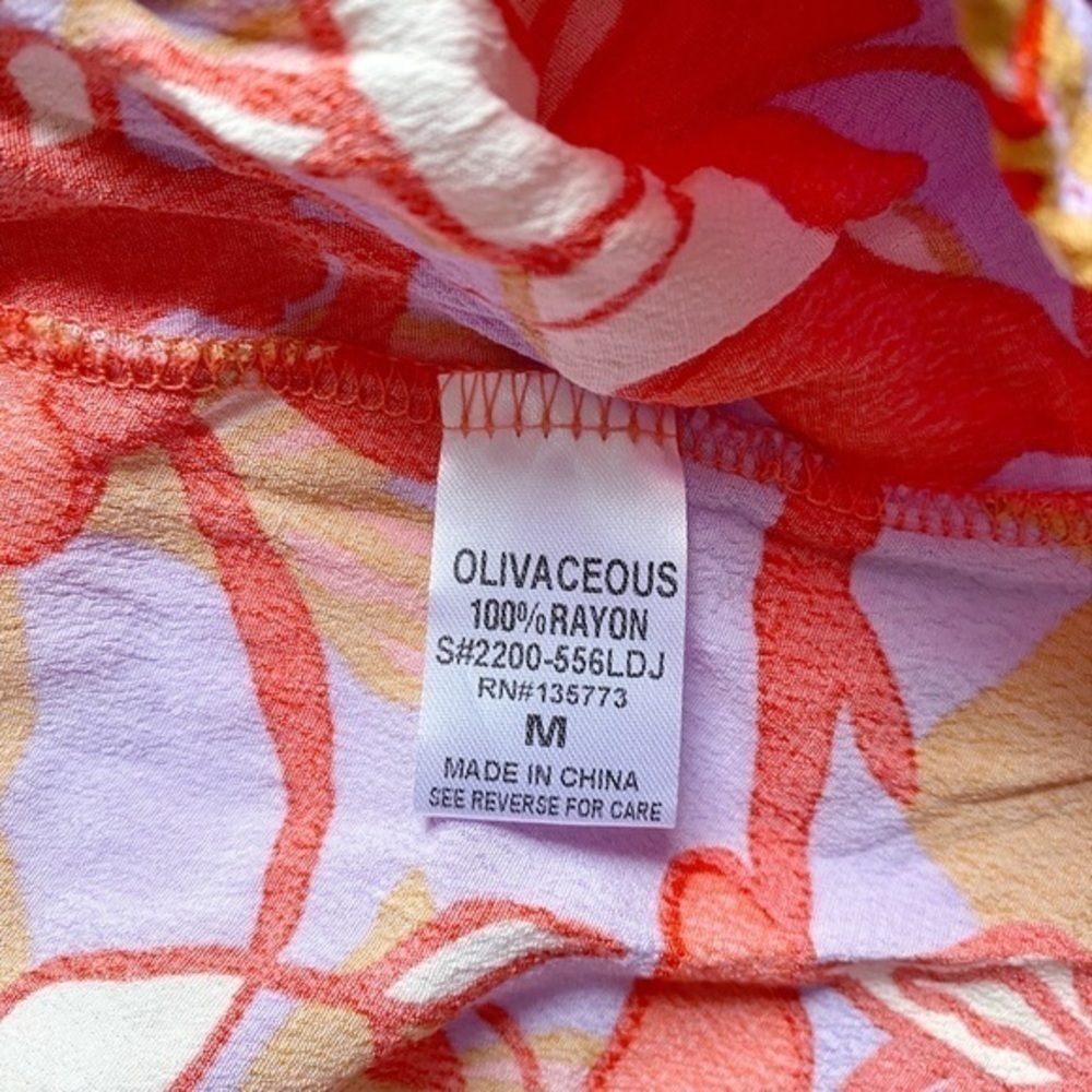 OLIVACEOUS LILAC‎ BLOOMS MIDI DRESS - Picture 9 of 16